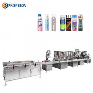 Aile automatic Aerosol spray paint Machine Graffiti Spray Making machine Graffiti Spray Filling Production Line