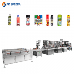 Aile automatic Aerosol spray paint Machine Graffiti Spray Making machine Graffiti Spray Filling Production Line